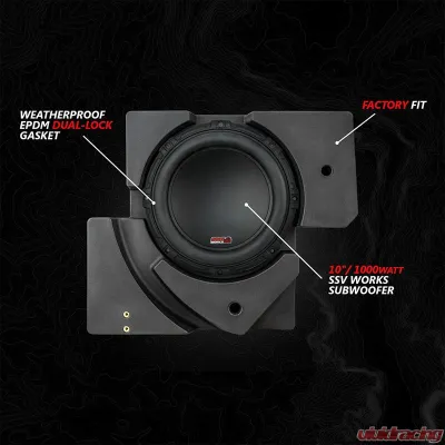 SSV Works Phase-6 K-Spec 6-Speaker 1650watt System w/JVC Can-Am X3 2017-2026 - 240-X32-PHZ6KL