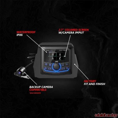 SSV Works Phase-6 K-Spec 6-Speaker 1650watt System w/JVC Can-Am X3 2017-2026 - 240-X32-PHZ6KL