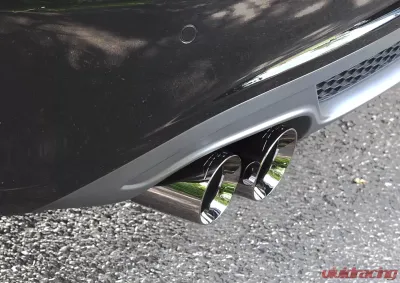 AWE Tuning Touring Edition Exhaust | 2.5" Diameter | Single Side | 3.54" Dual Chrome Silver Tips Audi A4 Quattro 2009-2014 - 3015-22010