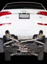 AWE Touring Edition Exhaust for 8R Q5 2.0T - Chrome Silver Tips Audi Q5 2010-2017                                     - 3015-32026 - Image 2