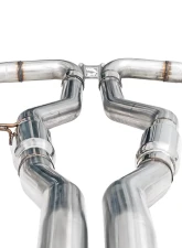 AWE Resonated Track Edition Exhaust for A90 Supra - 5" Chrome Silver Tips Toyota GR Supra 2020-2024                                     - 3015-32116 - Image 4