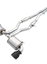 AWE Resonated Touring Edition Exhaust for A90 Supra - 5" Diamond Black Tips Toyota GR Supra 2020-2024                                     - 3015-33132 - Image 4