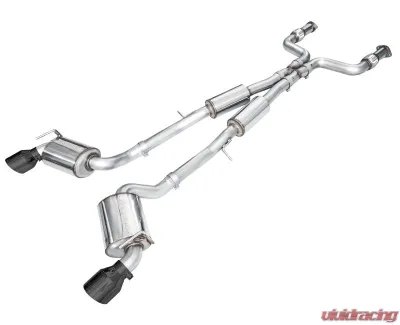 AWE Tuning Touring Edition Exhaust | 3" Diameter | 5" Dual Diamond Black Tips Nissan Z 2023-2025 - 3015-33400
