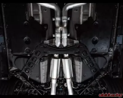 AWE Tuning Touring Edition Exhaust | 3" Diameter | 5" Dual Diamond Black Tips Nissan Z 2023-2025 - 3015-33400