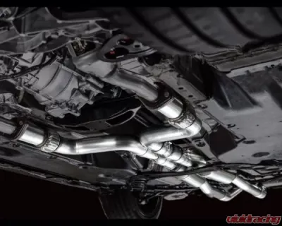 AWE Tuning Touring Edition Exhaust | 3" Diameter | 5" Dual Diamond Black Tips Nissan Z 2023-2025 - 3015-33400