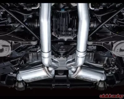 AWE Tuning Touring Edition Exhaust | 3" Diameter | 5" Dual Diamond Black Tips Nissan Z 2023-2025 - 3015-33400