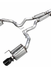 AWE Tuning Touring Edition Exhaust | 4.5" Dual Diamond Black Tips Ford Mustang GT|GT Premium 2024-2024                                     - 3015-33650 - Image 15