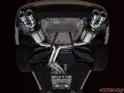AWE Tuning Touring Edition Exhaust | 3" Diameter | 4.5" Quad Chrome Silver Tips Audi S7 Sportback 2020-2024|Audi S6 2020-2024 - 3015-42103