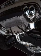 AWE Tuning Touring Edition Exhaust | 3" Diameter | 4.5" Quad Chrome Silver Tips Audi S7 Sportback 2020-2024|Audi S6 2020-2024                                     - 3015-42103 - Image 13