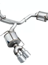 AWE Tuning Touring Edition Exhaust | 3" Diameter | 4.5" Quad Chrome Silver Tips Audi S7 Sportback 2020-2024|Audi S6 2020-2024                                     - 3015-42103 - Image 2