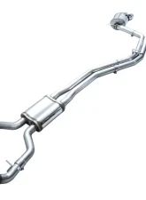 AWE Tuning Touring Edition Exhaust | 3" Diameter | 4.5" Quad Chrome Silver Tips Audi S7 Sportback 2020-2024|Audi S6 2020-2024                                     - 3015-42103 - Image 4