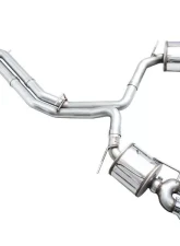 AWE Tuning Touring Edition Exhaust | 3" Diameter | 4.5" Quad Chrome Silver Tips Audi S7 Sportback 2020-2024|Audi S6 2020-2024                                     - 3015-42103 - Image 6