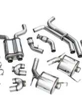AWE Tuning Touring Edition Exhaust | 3" Diameter | 4.5" Quad Chrome Silver Tips Audi S7 Sportback 2020-2024|Audi S6 2020-2024                                     - 3015-42103 - Image 9