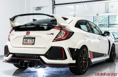 AWE Touring Edition Exhaust for FK8 Civic Type R (includes Front Pipe) - Triple Diamond Black Tips Honda Civic Type R|Type R Limited Edition 2017-2021 - 3015-53006