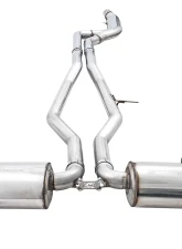 AWE Non-Resonated Touring Edition Exhaust for A90 Supra - 5" Chrome Silver Tips Toyota GR Supra 2020-2024                                     - 3020-32058 - Image 2