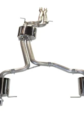 AWE Non-Resonated Exhaust System (Downpipe-Back) for 8R Q5 3.2L - Diamond Black Tips Audi Q5 2009-2012                                     - 3020-33022 - Image 5