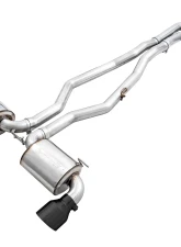 AWE Non-Resonated Touring Edition Exhaust for A90 Supra - 5" Diamond Black Tips Toyota GR Supra 2020-2024                                     - 3020-33072 - Image 5