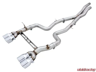 AWE Track Edition Catback Exhaust for BMW F8X M3/M4 - Chrome Silver BMW M3 | M4 2015-2020 - 3020-42082