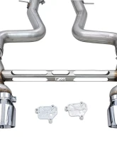 AWE Track Edition Catback Exhaust for BMW F8X M3/M4 - Chrome Silver BMW M3 | M4 2015-2020                                     - 3020-42082 - Image 2