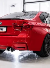 AWE Track Edition Catback Exhaust for BMW F8X M3/M4 - Chrome Silver BMW M3 | M4 2015-2020                                     - 3020-42082 - Image 8