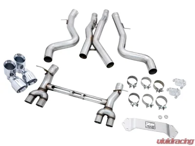 AWE Track Edition Catback Exhaust for BMW F8X M3/M4 - Chrome Silver BMW M3 | M4 2015-2020 - 3020-42082