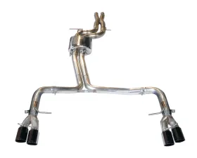 AWE Track Edition Exhaust for Audi B8 S4 3.0T - Diamond Black Tips (90mm) Audi S4 2010-2016