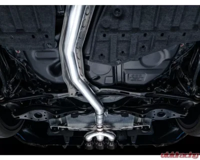 AWE Track Edition Exhaust for FL5 Civic Type R - Triple Diamond Black Tips Honda Civic Type R 2023-2024 - 3020-53287