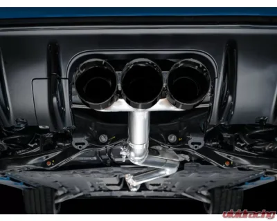 AWE Track Edition Exhaust for FL5 Civic Type R - Triple Diamond Black Tips Honda Civic Type R 2023-2024 - 3020-53287