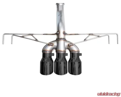 AWE Track Edition Exhaust for FL5 Civic Type R - Triple Diamond Black Tips Honda Civic Type R 2023-2024 - 3020-53287