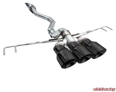 AWE Track Edition Exhaust for FL5 Civic Type R - Triple Diamond Black Tips Honda Civic Type R 2023-2024 - 3020-53287