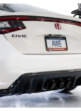 AWE Track Edition Exhaust for FL5 Civic Type R - Triple Diamond Black Tips Honda Civic Type R 2023-2024                                     - 3020-53287 - Image 10