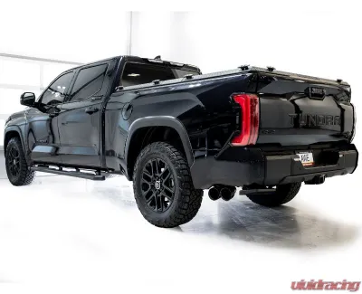 AWE Tuning 0FG Exhaust Dual Diamond Black Tips Toyota Tundra 2022-2025 - 3015-33063