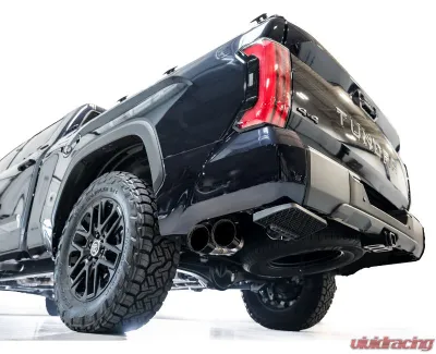 AWE Tuning 0FG Exhaust Dual Diamond Black Tips Toyota Tundra 2022-2025 - 3015-33063