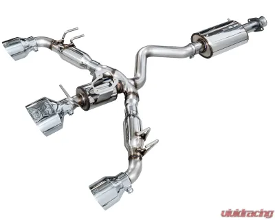 AWE Tuning Touring Edition Exhaust | Chrome Silver Tips Toyota GR Corolla 2023-2025 - 3015-52472