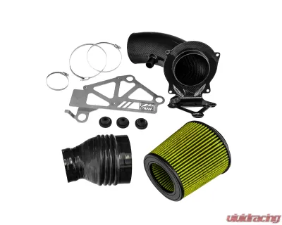 AWE Tuning 4.5" S-FLO Shortie Carbon Intake Audi RS3 2017-2020 - 2660-15046