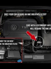 AWE Tuning Breather Filter Audi|Volkswagen Sedans 2015-2020                                     - 2710-11016 - Image 2