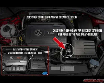 AWE Tuning Breather Filter Audi|Volkswagen Sedans 2015-2020 - 2710-11016
