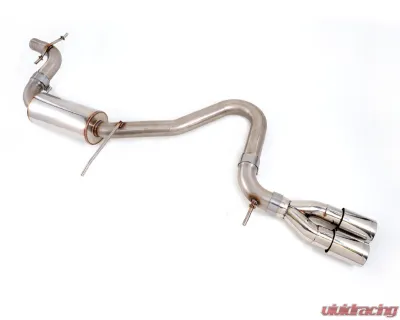 AWE Tuning Resonated Performance Exhaust | 3" Diameter | 2.5" Dual Chrome Tips Audi A3 2005-2013 - 3010-22016