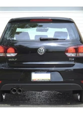 AWE Tuning Performance Cat Back Exhaust | 2.5" Diameter | 3.14" Dual Chrome Silver Tips Volkswagen Rabbit S 2006-2009|Volkswagen Golf 2010-2013                                     - 3010-22020 - Image 3