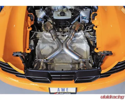 AWE Tuning Performance Exhaust | 3" Diameter | Machined Tips McLaren MP4-12C 2012-2014 - 3010-32014