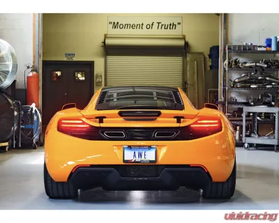 AWE Tuning Performance Exhaust | 3" Diameter | Machined Tips McLaren MP4-12C 2012-2014 - 3010-32014