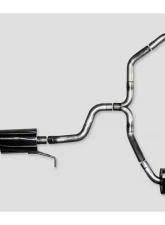 AWE Tuning Touring Edition Exhaust | 2.5" Diameter | 4" Dual Outlet Chrome Silver Tips Volkswagen CC 2009-2017                                     - 3010-32018 - Image 3