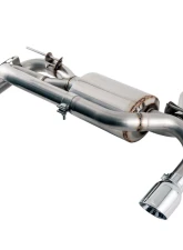 AWE Tuning Touring Edition Axle Back Exhaust | 3" Diameter | 4" Dual Chrome Silver Tips BMW ActiveHybrid 3 2013-2015|BMW 435i 2014-2016|BMW 435i xDrive 2014-2016|BMW 335i 2012-2015|BMW 335i xDrive 2013-2015                                     - 3010-32026 - Image 5