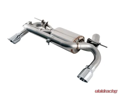 AWE Tuning Touring Edition Axle Back Exhaust | 3" Diameter | 4" Dual Chrome Silver Tips BMW ActiveHybrid 3 2013-2015|BMW 435i 2014-2016|BMW 435i xDrive 2014-2016|BMW 335i 2012-2015|BMW 335i xDrive 2013-2015 - 3010-32026