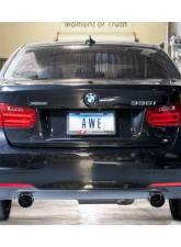 AWE Tuning Touring Edition Axle Back Exhaust | 3" Diameter | 4" Dual Chrome Silver Tips BMW ActiveHybrid 3 2013-2015|BMW 435i 2014-2016|BMW 435i xDrive 2014-2016|BMW 335i 2012-2015|BMW 335i xDrive 2013-2015                                     - 3010-32026 - Image 5
