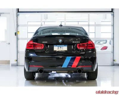 AWE Tuning Touring Edition Axle Back Exhaust | 3" Diameter | 4" Dual Chrome Silver Tips BMW 340i 2016-2018|BMW 440i 2017-2020 - 3010-32034