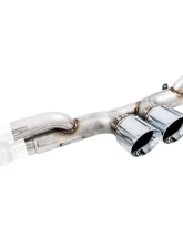 AWE Tuning Center Muffler Delete | 3" Diameter | 4" Dual Chrome Silver Tips                                     - 3010-32036 - Image 3