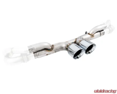 AWE Tuning Center Muffler Delete | 3" Diameter | 4" Dual Chrome Silver Tips - 3010-32036