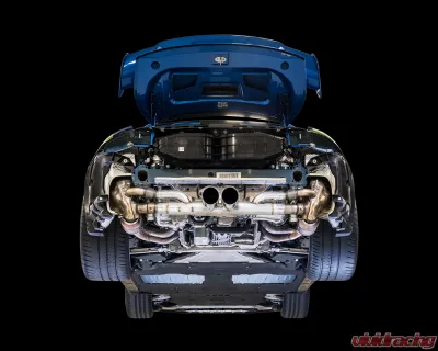 AWE Tuning Center Muffler Delete | 3" Diameter | 4" Dual Chrome Silver Tips - 3010-32036