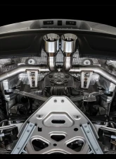 AWE Tuning Track Edition Exhaust | 2.5" Diameter | 4" Dual Chrome Silver Tips Porsche 718 Boxster 2017-2025|Porsche 718 Cayman 2017-2021                                     - 3010-32038 - Image 4